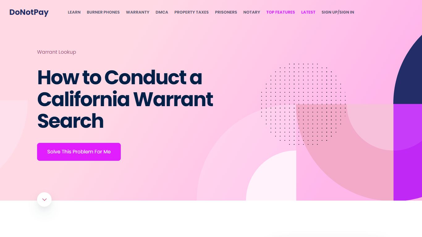 How to Conduct a California Warrant Search [3 Easy Steps] - DoNotPay
